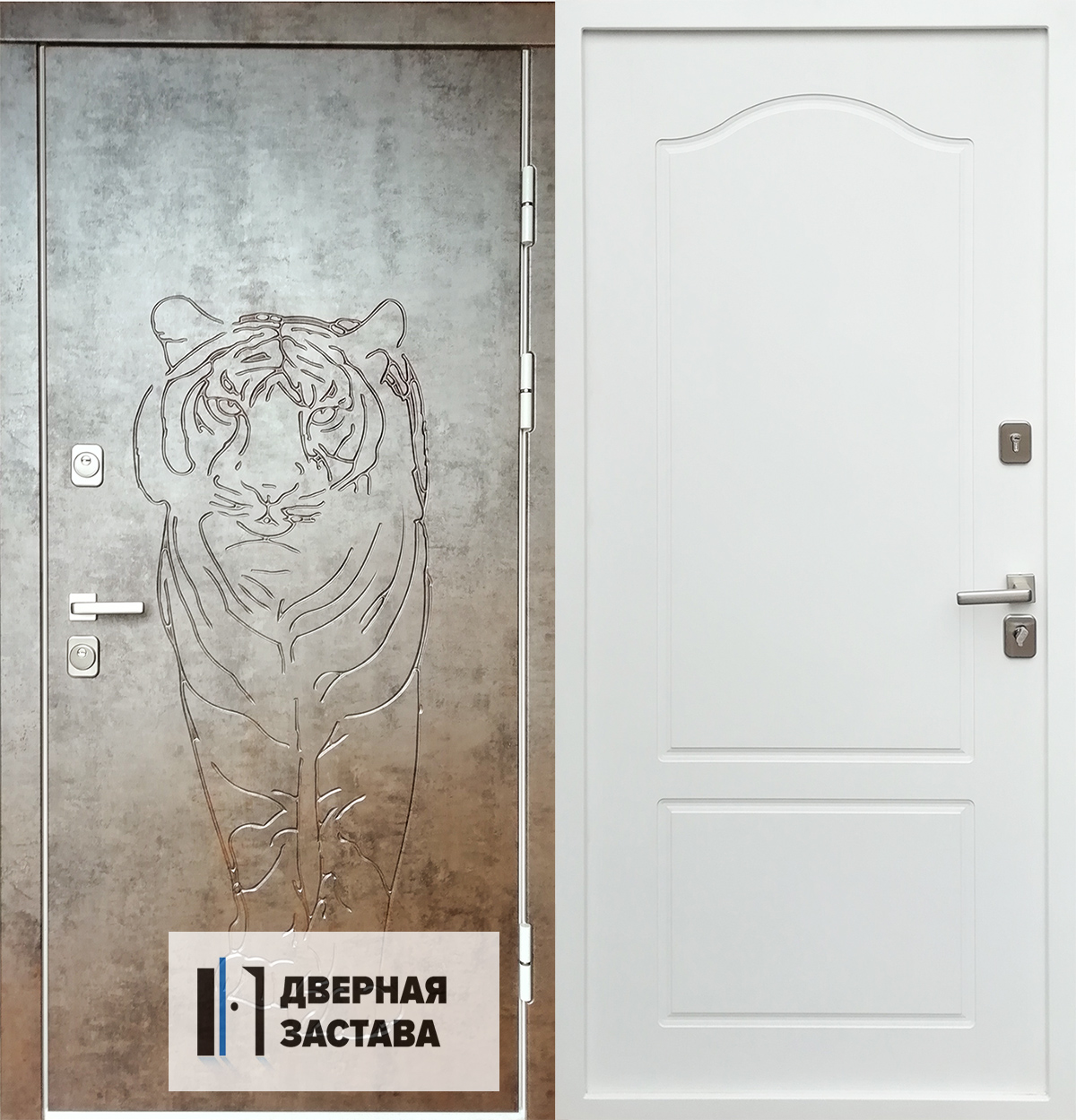 Входная дверь Бронзовый тигр